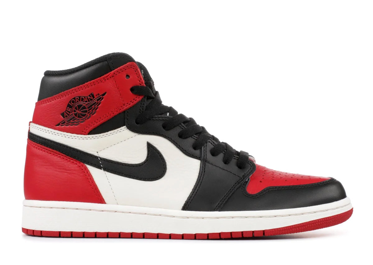 JORDAN 1 RETRO HIGH BRED TOE