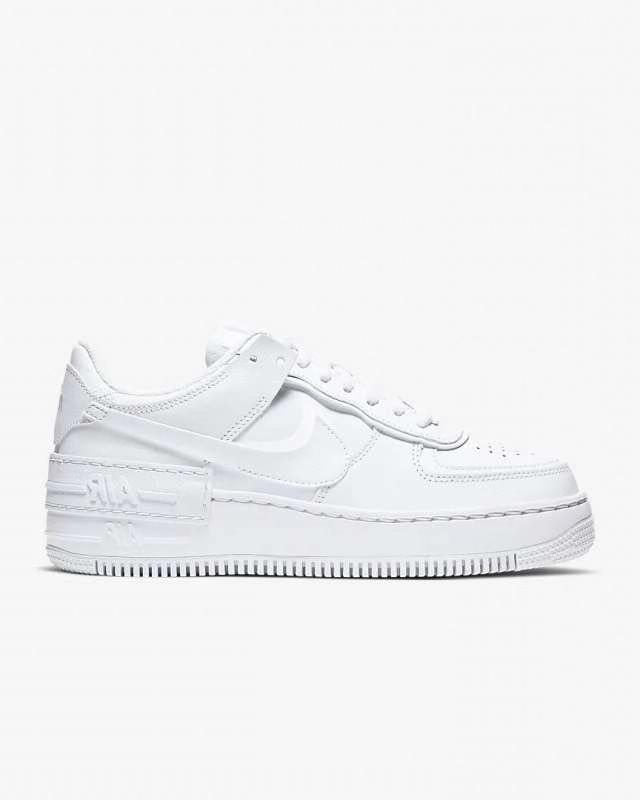 NIKE AIR FORCE SHADOW TRIPLE WHITE